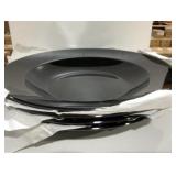 G.E.T. B-2412-BK-EC Black (Set of 4) Melamine...