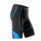 Santic Cycling Shorts Large Black Blue 4D Padded