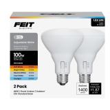 Feit Electric Br30 Led Light Bulbs 2 Pack