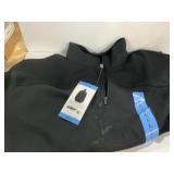 Champion Mens Black Quarter Zip Pullover Large
