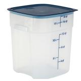 Cambro 18 Quart Food Storage Container Translucent