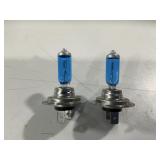 H4 Blue Tinted Headlight Bulbs - New Open Box