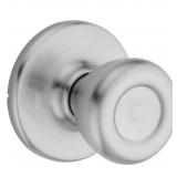 Kwikset Tylo Passage Door Knob Satin Chrome 1 Ct