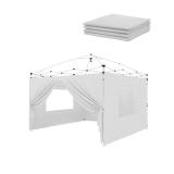 GarveeLife 10x10 Pop Up Canopy Sidewalls White