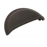 Amerock 3 Cup Pull Matte Black Cabinet Pull