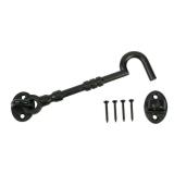 Everbilt 6 In. Black Decorative Hook And Eye