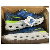 Skechers Kids Navy Gray Sneakers Size 5