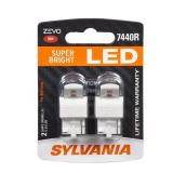 SYLVANIA 7440 ZEVO LED Red Brake Bulbs 2-Pack