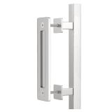 Winsoon 12 Stainless Sliding Barn Door Handle Set