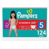 Pampers Cruisers 360 Diapers Size 5 124ct