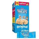 Kelloggs Rice Krispies Treats 1.3oz 25 Pack