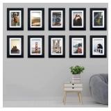 Harbortown 18pk 4x6 Picture Frames Matte Black
