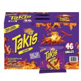 Takis Fuego Rolled Tortilla Chips 46ct 1oz Bags