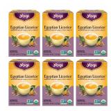 Yogi Egyptian Licorice Tea 16 Tea Bags 6 Pack