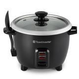 Toastmaster 10-Cup Electric Rice Cooker Black