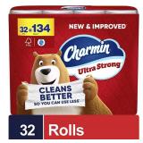 Charmin Ultra Strong Toilet Paper 32 Rolls