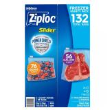 Ziploc Freezer Bag Bundle 132ct Quart and Gallon