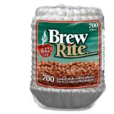 Brew Rite 8-12 Cup Basket Coffee Filters 700ct