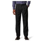 Amazon Essentials Classic-Fit Pleated Pants 35x30