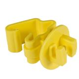 Zareba Standard T-Post Insulators 25-Pack Yellow