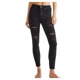 Aeropostale High Rise Jegging Size 2 Black