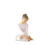 Willow Tree Serenity Figure 3.5 Hand-Painted Resin