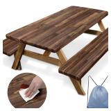 Britown 72in Picnic Table and Bench Cover Set...