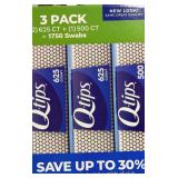 Q-tips Cotton Swabs 1750ct 3pk