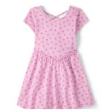 The Childrens Place Skater Dress Medium Strawberry
