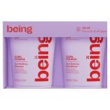 Being Curl Power Shampoo Conditioner 12oz 2pk