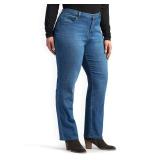 Lee Womens Relaxed Straight Leg Jean Meridian 22P