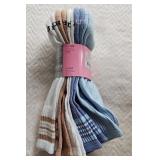 Hue Womens Cotton Mini Crew Socks 5-Pack