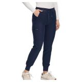 Cozyfit Womens Medium Scrub Pants Navy Blue
