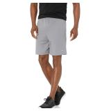 Amazon Essentials Athletic Shorts Small GreyNavy