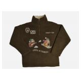 Character Womens Sherpa Quarter-Zip Pullover Large