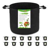 Oppolife 10-Pack 7 Gallon Fabric Plant Grow Bags