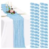 Showgeous 30 Pack Baby Blue Cheesecloth Runners