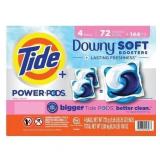 Tide Downy Laundry Power Pods 72ct 4pk
