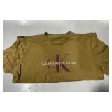 Calvin Klein Mustard Yellow T-Shirt 2xl