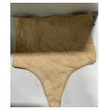 High Waist Tummy Control Thong Shapewear Beige M