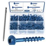 Satantech 390pc Pocket Hole Screw Assortment Kit 8