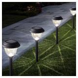 Solar Path Lights 20 Lumens 4pk Black