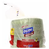 Dixie 10-116 Paper Plates 186 Count White