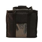 Empura 12x12x15 Insulated Food Delivery Bag Black