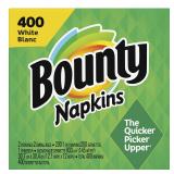 Bounty White Napkins 200 Count Pack Of 2