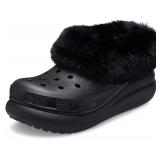 Crocs Classic Furever Crush Clogs Black 10W8M
