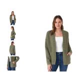 Seven7 Womens Open Knit Cardigan