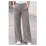 Womens Travel Wide Leg Pants