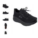 Skechers 250008S Work Sneakers Black Womens 8.5