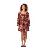 Bila Siesta Cotton Long Sleeve Mini Dress
